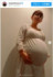 中川翔子、さらに大きくなったお腹を写した近影を披露　※「中川翔子」インスタグラム 