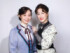（左から）咲妃みゆ、花乃まりあ 　クランクイン！　写真：米玉利朋子（G.P. FLAG inc）