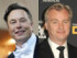 （左から）イーロン・マスク、クリストファー・ノーラン監督 （C）AFLO