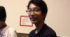 メガネ姿の素朴な男の子