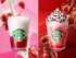 「ごろっとイチゴミルク」「イチゴチョコレートフラペチーノ」（提供写真）