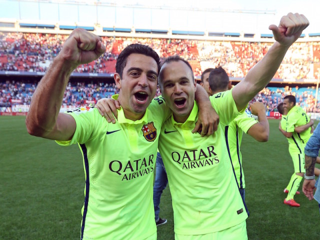 今季終了後にバルサ退団が濃厚のシャビ、自身8度目のリーガ制覇に涙