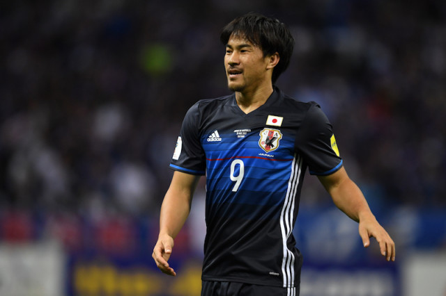 岡崎慎司ユニホーム 日本代表 岡崎慎司 #9 ユニフォーム レスター 引退 日本代表