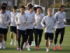 夢フィールドでトレーニングを行う日本代表（写真は3月撮影）
