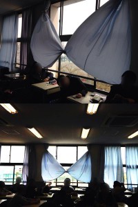 あるある? 男子校カーテン遊び