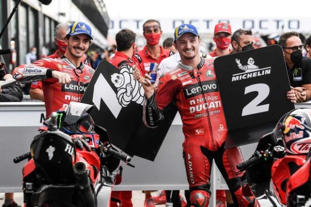 2021年MotoGP第14戦サンマリノGP:フランセスコ・バニャイアとジャック・ミラーがフロントロウ獲得