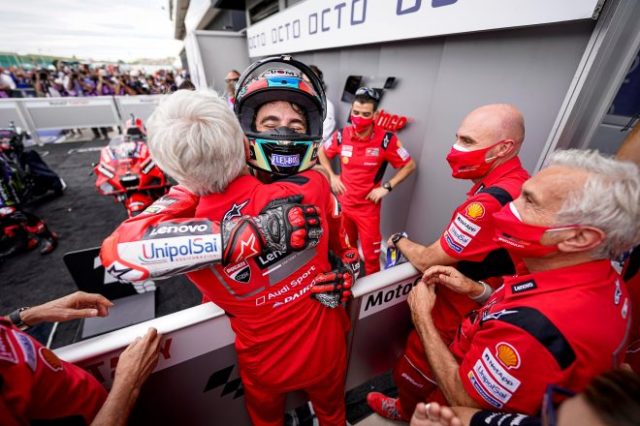 2021年MotoGP第14戦サンマリノGP フランセスコ・バニャイア(ドゥカティ・レノボ・チーム)が優勝を飾る