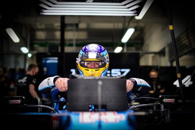 2021年F1第15戦ロシアGP フェルナンド・アロンソ(アルピーヌ)