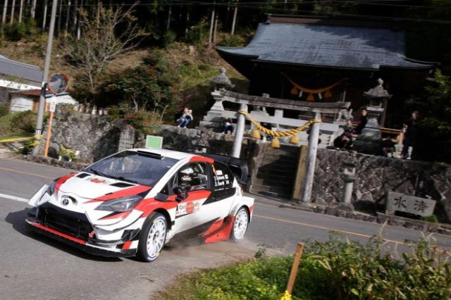 セントラル・ラリー愛知/岐阜での勝田貴元(トヨタ・ヤリスWRC)の走り