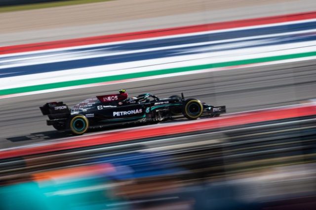 2021年F1第17戦アメリカGP バルテリ・ボッタス(メルセデス)