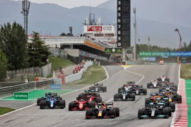 2021年F1第4戦スペインGP スタートシーン