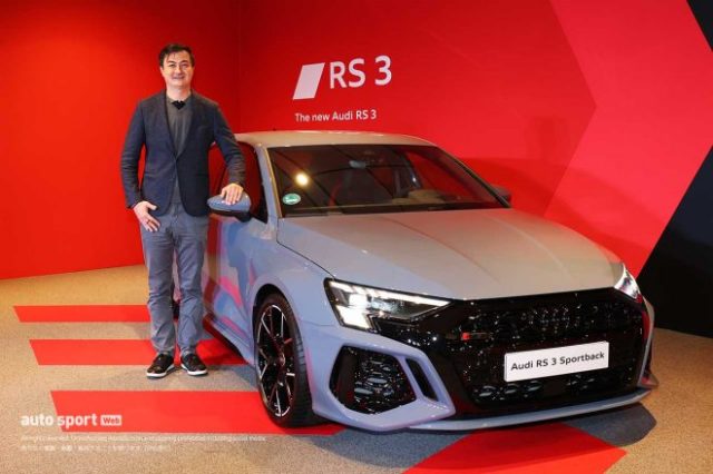新型『アウディRS3 スポーツバック』とアウディジャパンのマティアス・シェーパース社長