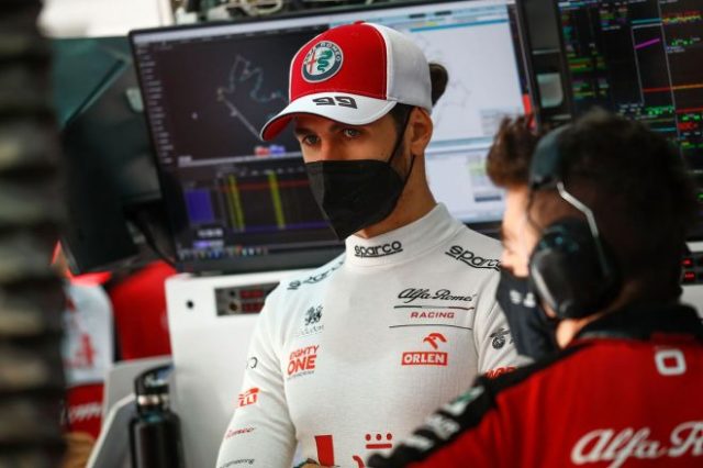 2021年F1第20戦カタールGP アントニオ・ジョビナッツィ(アルファロメオ)