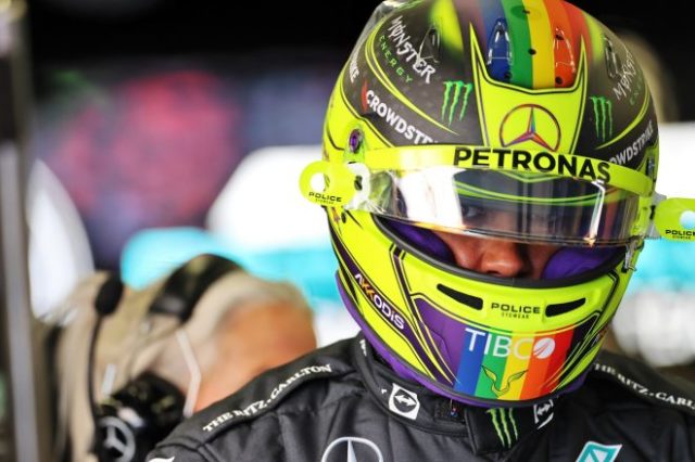 2022年F1第10戦イギリスGP ルイス・ハミルトン(メルセデス)