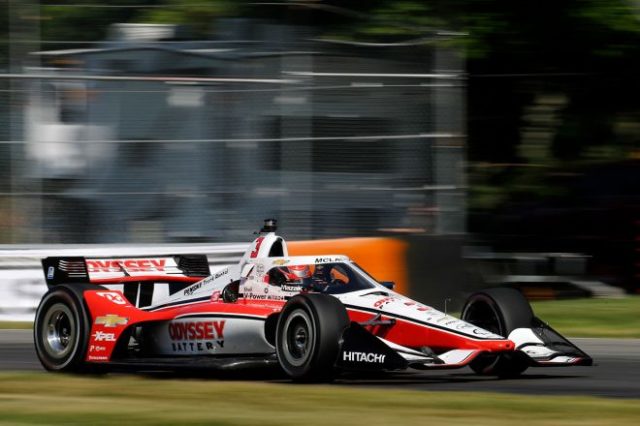 開幕戦以来となる今シーズン2勝目を挙げたスコット・マクラフラン(チーム・ペンスキー)