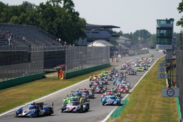 2022年ELMS第3戦モンツァ4時間レースのスタートシーン