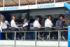 2025年F1第13戦ベルギーGP 　アトラシアン・ウイリアムズ・レーシングの首脳陣。一番右に座っているのがジェームズ・ボウルズ代表