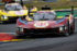 フェラーリAFコルセの51号車フェラーリ499Pと、サテライトチームであるAFコルセの83号車フェラーリ499P　2025年WEC第4戦ル・マン