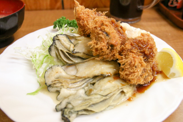 【築地の冬期限定メニュー】この冬だけしか味わえない！？あのゴジラ松井も愛した築地の名店「小田保」の牡蠣ミックス定食