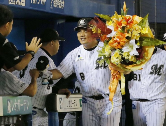 井口、3ランで1000打点達成