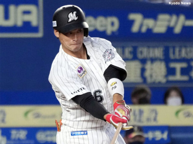 ロッテ・加藤匠馬 (C) Kyodo News