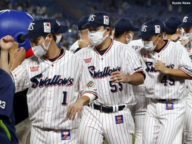 ヤクルトナイン (C) Kyodo News