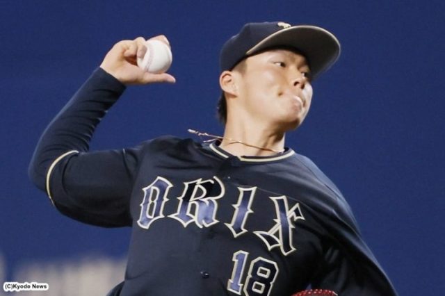 オリックス・山本由伸 (C)Kyodo News