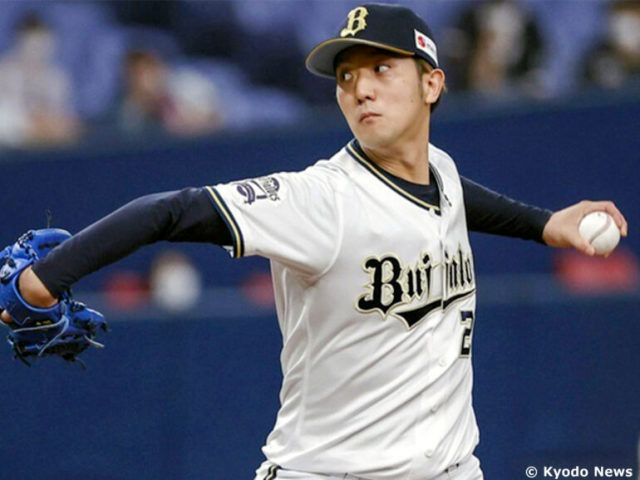 先発して好投を見せた田嶋大樹 (C) Kyodo News