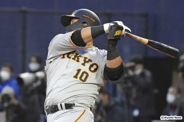 巨人・中田翔 (C)Kyodo News