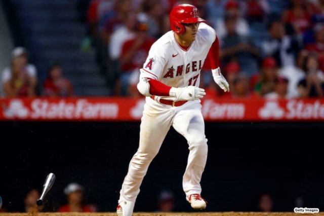 4回の第2打席に右前打を放ち4試合連続安打をマークした大谷翔平