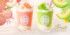「国産白桃のとろっとピーチシェイク」（Tall 730円）、「国産メロンの食べごろメロンシェイク」（Tall 750円）　※価格は税込み 