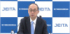 JEITAの漆間啓会長（出典：オンライン会見を筆者がキャプチャー）