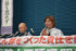 判決後、記者会見する原告の西山美香さん（右）と井戸謙一弁護団長＝１７日午後、大津市