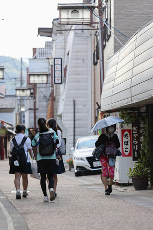 国内の観測史上最高気温とな41.2度を記録した兵庫県丹波市内の様子=30日午後