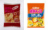 発売当時の「カルビーポテトチップス　うすしお味」（左）と現行品（カルビー提供）