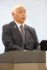 記者会見する中谷元防衛相＝１２日、防衛省