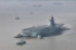 ５回目の試験航海の帰港時に撮影されたとされる中国海軍の空母「福建」（中国のＳＮＳより）