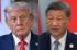 写真左からトランプ米大統領と中国の習近平国家主席（ＡＦＰ時事）