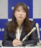 大門広治被告の控訴審判決後、記者会見する娘の福山里帆さん＝２１日午後、金沢市
