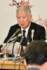 皇族数確保策に関する与野党との全体会議後に記者会見する森英介衆院議長=8日、東京・永田町の衆院議長公邸
