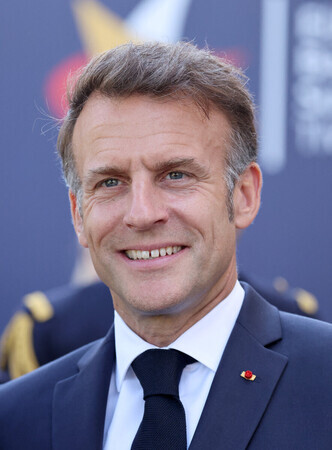 エマニュエル・マクロン 仏大統領(AFP時事)