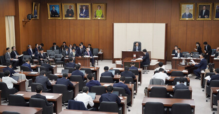 「副首都」創設法案の審議が行われた衆院の地域活性化などに関する特別委員会=14日午前、国会内