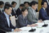 熊本地震非常災害対策本部会議で発言する高市早苗首相(左から2人目)=7月31日、首相官邸