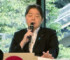 講演会で話す林芳正前総務相=18日午後、東京都千代田区
