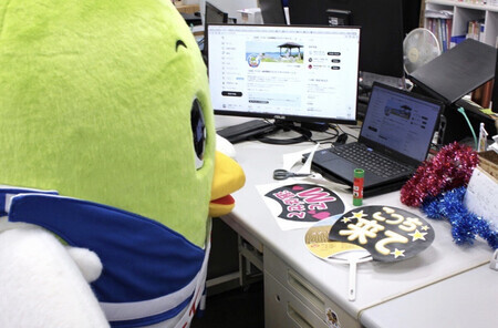 鳥取県のキャラクター「トリピー」によるXの投稿(同県提供)