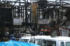 木造アパートが全焼した現場＝２０１７年５月、北九州市小倉北区