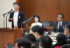 消費税減税関連法案の参考人質疑が行われた衆院財務金融委員会で発言するアキダイの秋葉弘道社長（左端）＝２７日午後、国会内