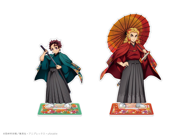 「アニメ鬼滅の刃 アクリルマスコット(竈門炭治郎)(煉獄杏寿郎)」(C)吾峠呼世晴/集英社・アニプレックス・ufotable