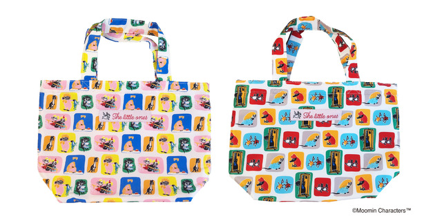 ムーミン「The little ones」マチ付きトートバッグ(C)Moomin Characters TM