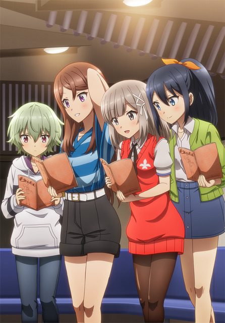 『CUE!』第2キービジュアル「Flower」(C)CUE! Animation Project